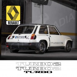 Autocollant adhésif vinyle pour Renault R5 Turbo 2
