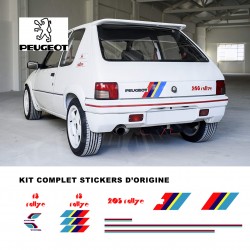 Autocollant Peugeot 205 Rallye